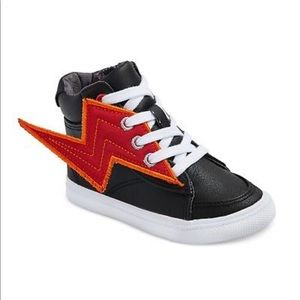 Cat & Jack Toddler Boys’ Black High Top Sneakers